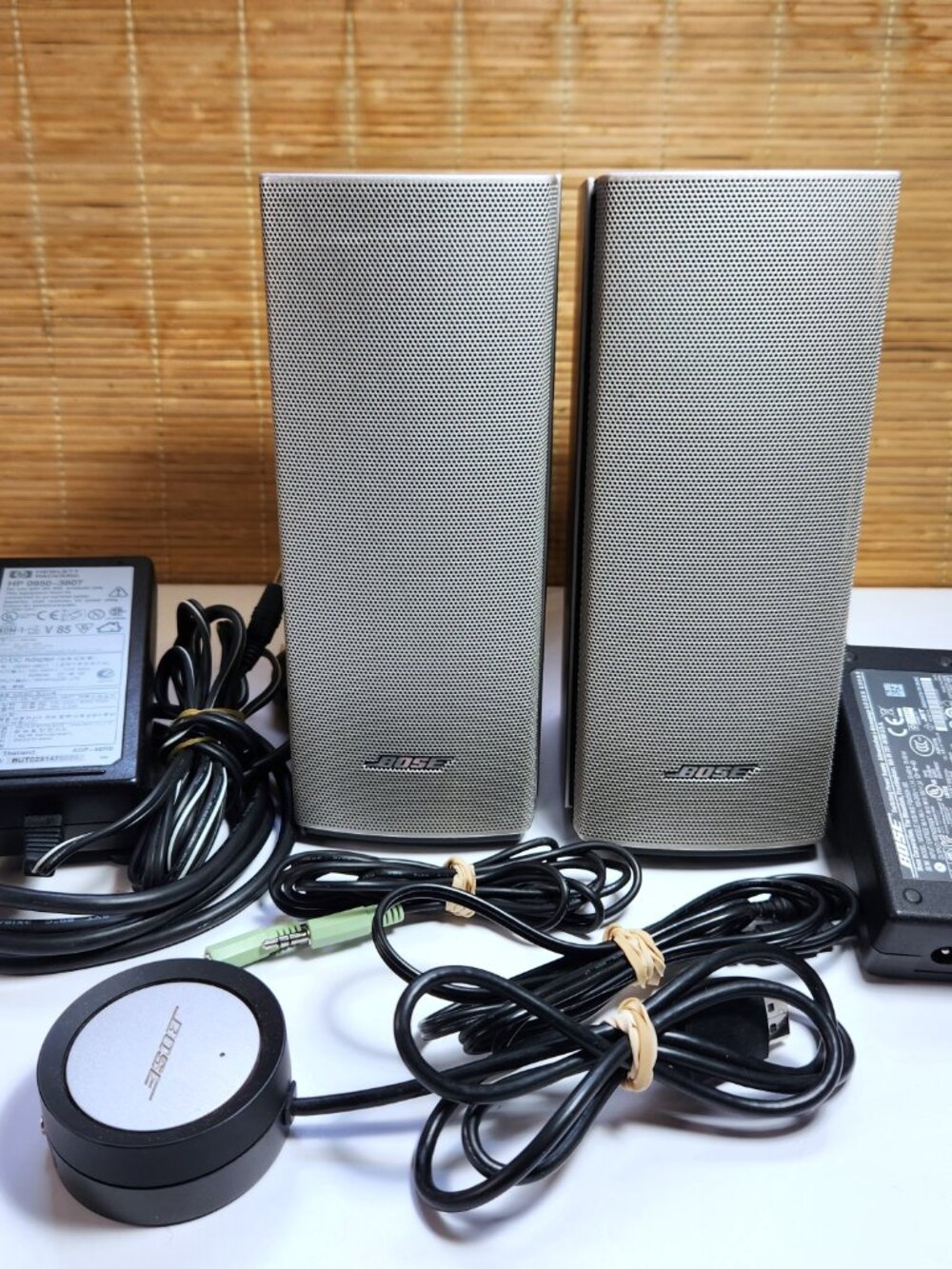 Bose Companion 20 Computer Speakers System Control Pod Replacement Cord Silver